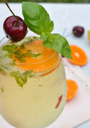 檸檬羅勒夏日飲（無酒精調酒） 的食譜成品照片