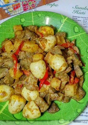 Foto resep Sambal goreng ati kentang