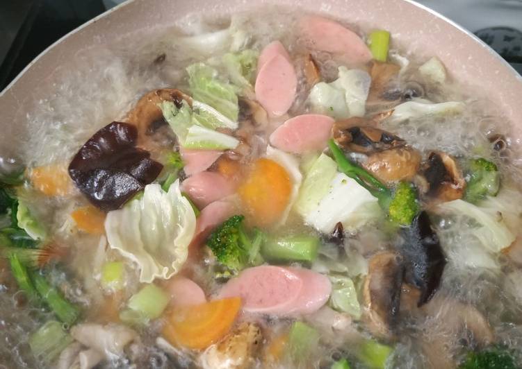 Resep Sayur sop pelangi Anti Gagal