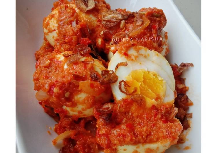 Mudah Cepat Memasak Telur Balado Sedap