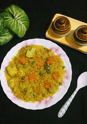 A picture of Sago Veg Khichdi.