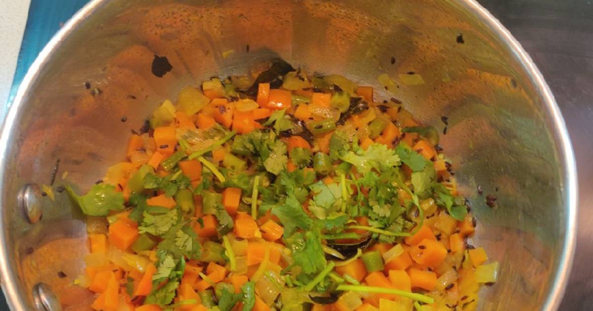Vegetarian Carrot Sabzi Recipe By Ashwini Marad Cookpad