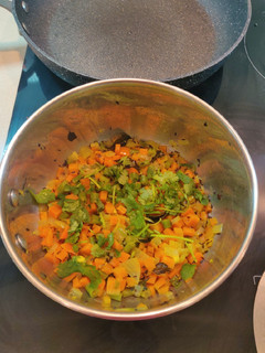 A picture of Vegetarian Carrot Sabzi.