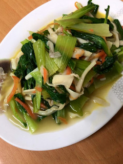 👩🏻‍🍳青江菜炒杏鮑菇 的食譜成品照片