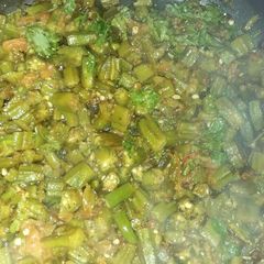 A picture of Bhindi ki Sabzi.