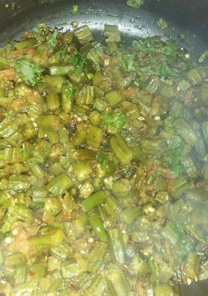 A picture of Bhindi ki Sabzi.