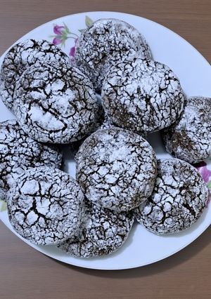 عکسی از دستور کوکی تَرَک دار Crinkle Cookies