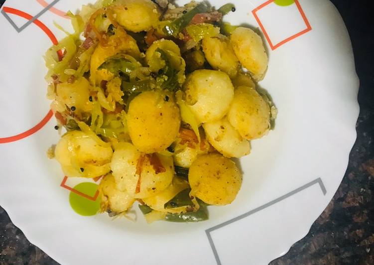 Recipe of Homemade Instant Fried mini idli