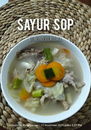 Foto resep 45°°° Sayur SOP