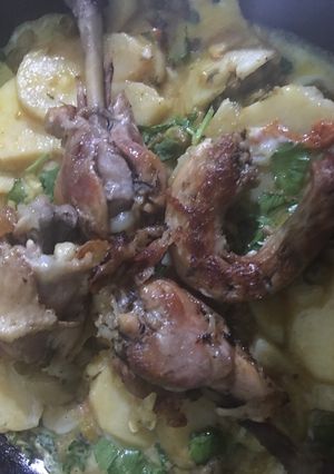 صورة لوصفة غراتان الخضر بالدجاج على طريقتي 😋