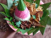 Gambar tumpeng mini cetakan