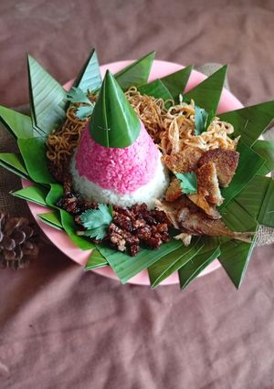 Foto resep Tumpeng Mini Merah Putih