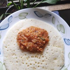 A picture of Red dosa chutney.