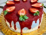 Tort cu jeleu de căpșuni 🍓