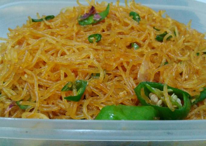 Ini dia! Cara praktis memasak Soun cabe ijo yang enak