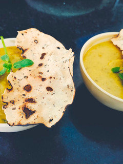 A picture of Khichdi ka soup.
