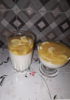 صورة لوصفة بناكوتا بالموز