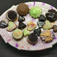 A picture of Chocolate in different taste.
