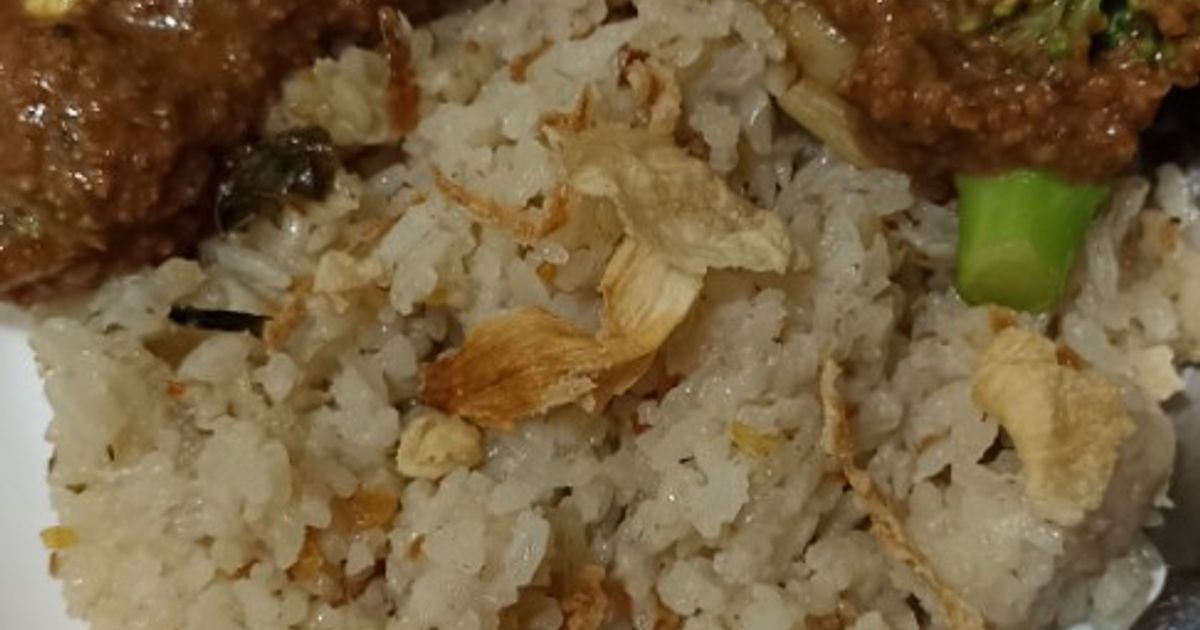 Nasi Liwet udang Reborn rice cooker