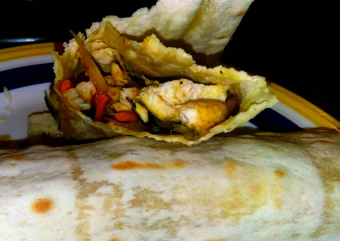 Fajitas de pollo muy fáciles