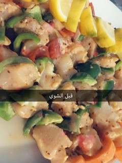 صورة لوصفة صدر دجاج بالخضار المشوي