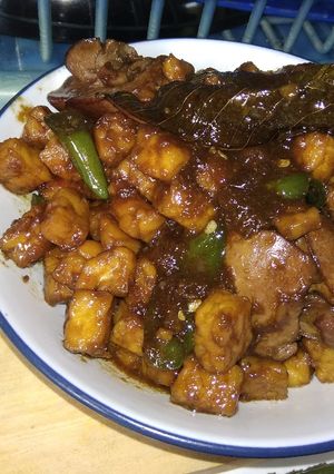 Foto resep Ati ampela tempe kecap cabe hijau