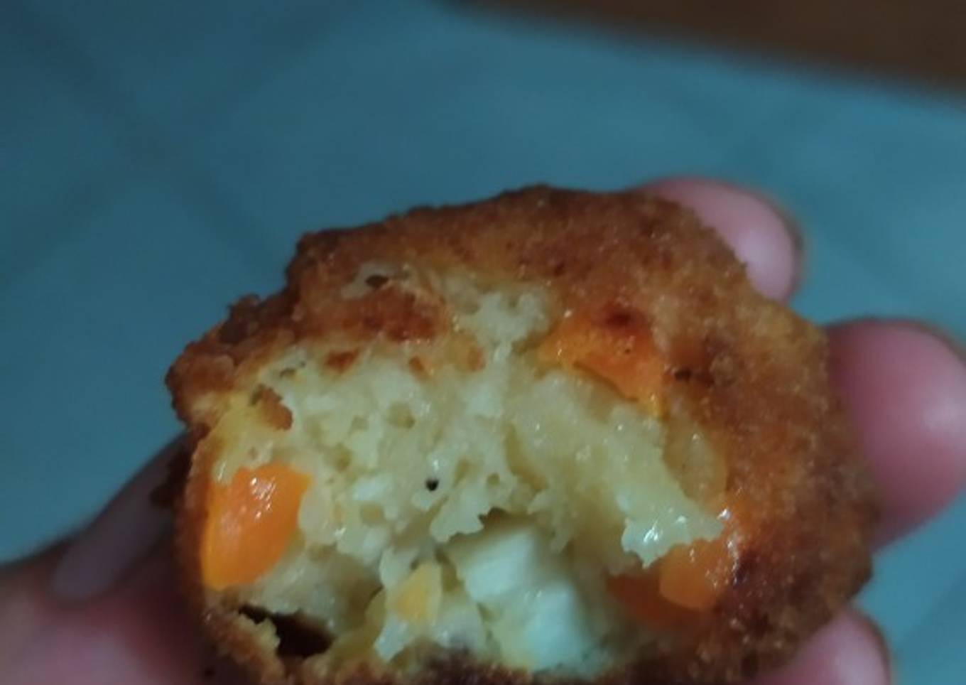 Croquetas zanahoria y pechuga de pollo