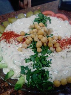 صورة لوصفة فتة حمص فلسطينية