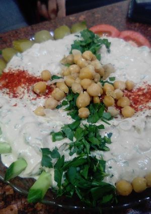 صورة لوصفة فتة حمص فلسطينية