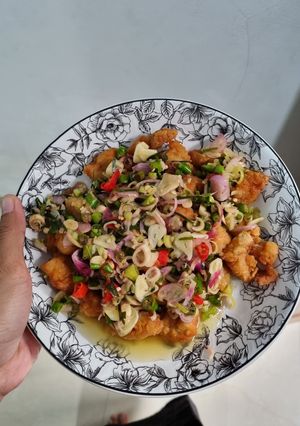 Foto resep Ayam pop corn sambal matah