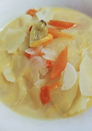 Foto resep Sayur Santan Pedas Pepaya Muda