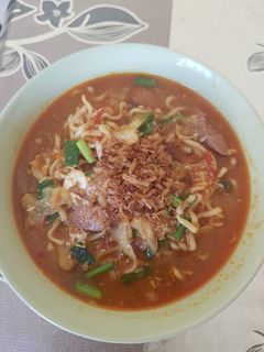 Foto resep Mie tek tek kuah pedeeezz