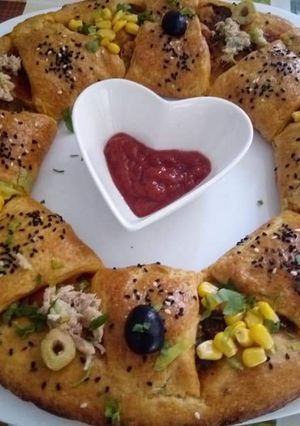 صورة لوصفة بيتزا دوار الشمس 💮