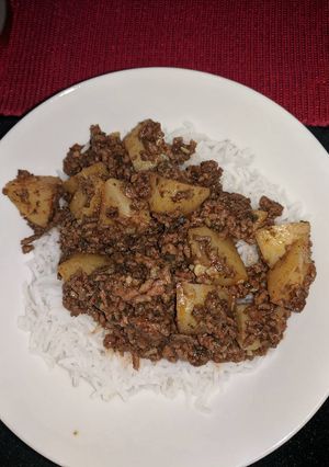 A picture of Beef keema.