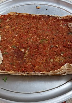 عکسی از دستور کباب لاهماجون (,غذای مخصوص ترکیه)