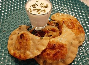 Foto di Pierogi (ravioli polacchi) ai funghi