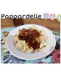 Fideos Pappardelle Caseros