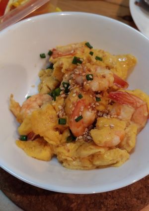 Foto resep Scrambled egg with shrimp