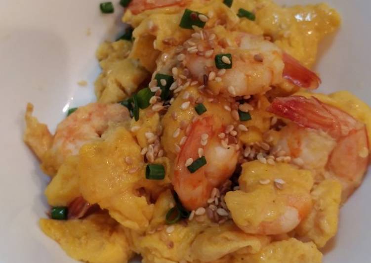Resep Scrambled egg with shrimp Jadi, Enak