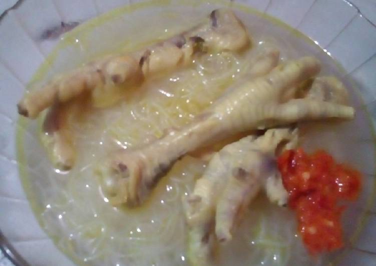 Soto ceker bening