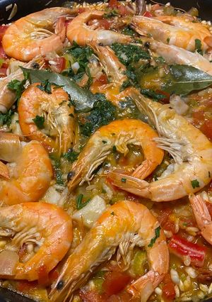 Tenger legjava paella recept fotója