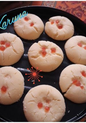 A picture of Nankhatai biscuits.