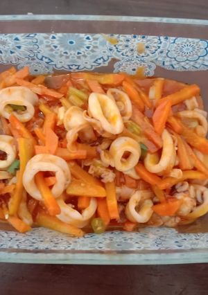 Foto resep Cumi asam pedas