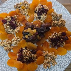 A picture of Dried fruit platter.