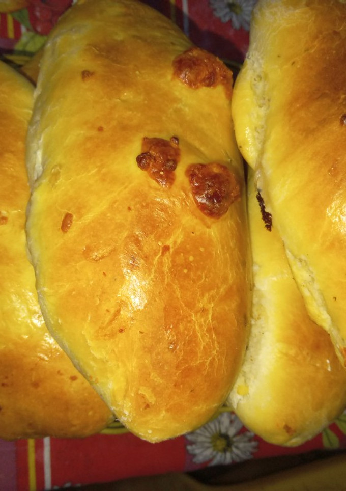 Una foto de Pan casero de queso y jamón