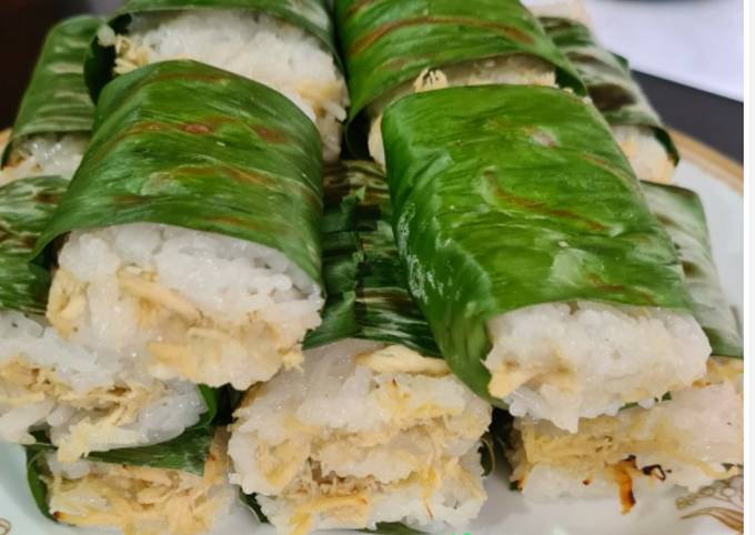 Lemper ayam bakar