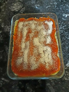 Una foto de Pastel de patata y calabacín con levadura de cerveza