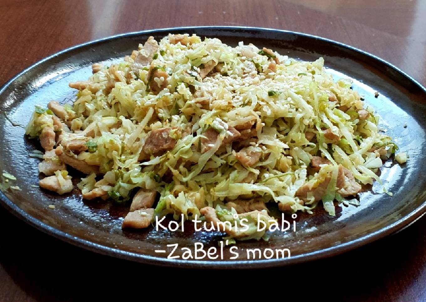 Kol Tumis Daging Babi