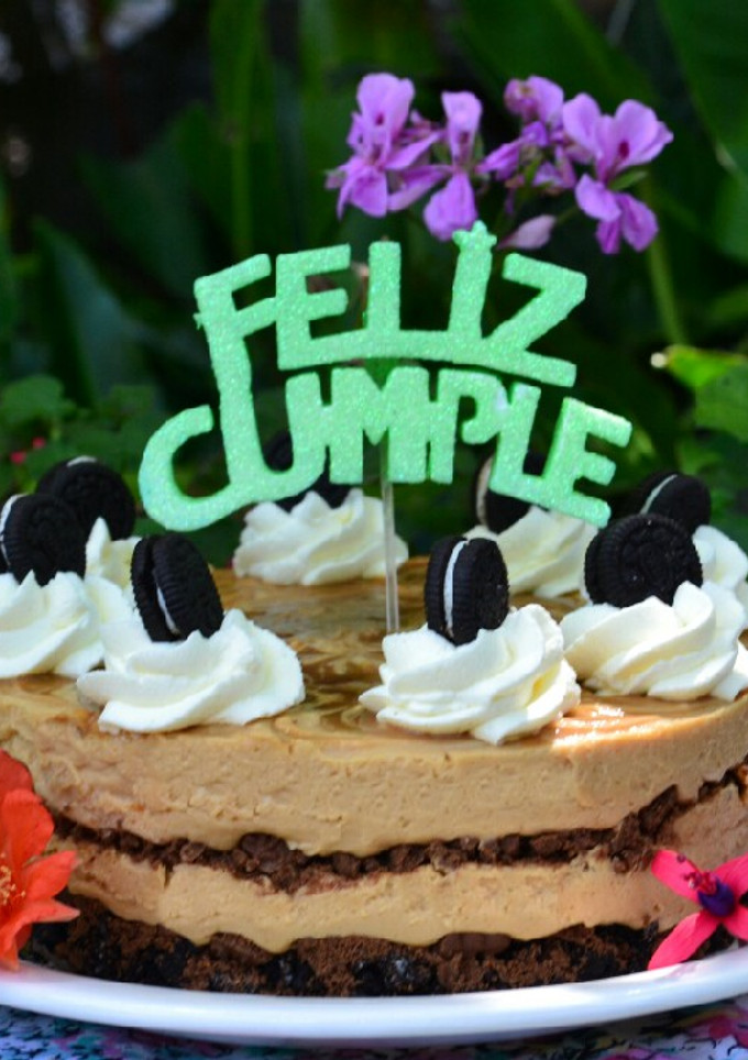 Una foto de Torta helada de dulce de leche y oreo🤓