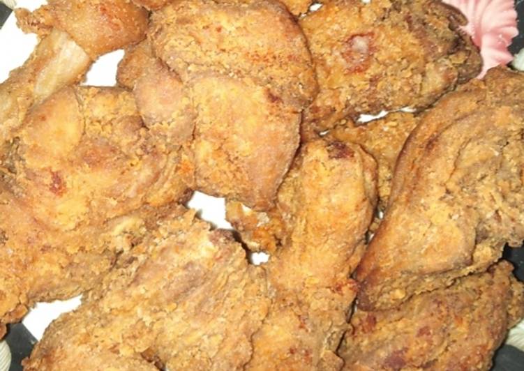 Steps to Make Quick Fried Chicken